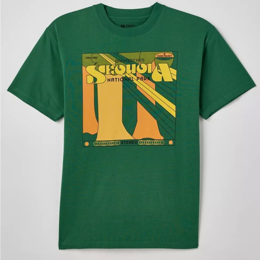 NWOT Urban Outfitters Parks Project Sequoia Greatest Hits Tee Size Small